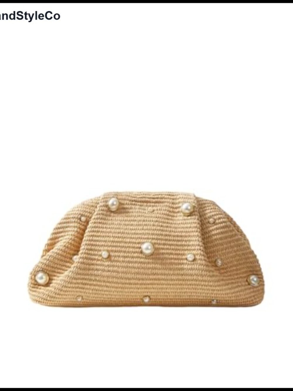 Faux PU Leather Evening Clutch Ruched Textured No Strap Handbag